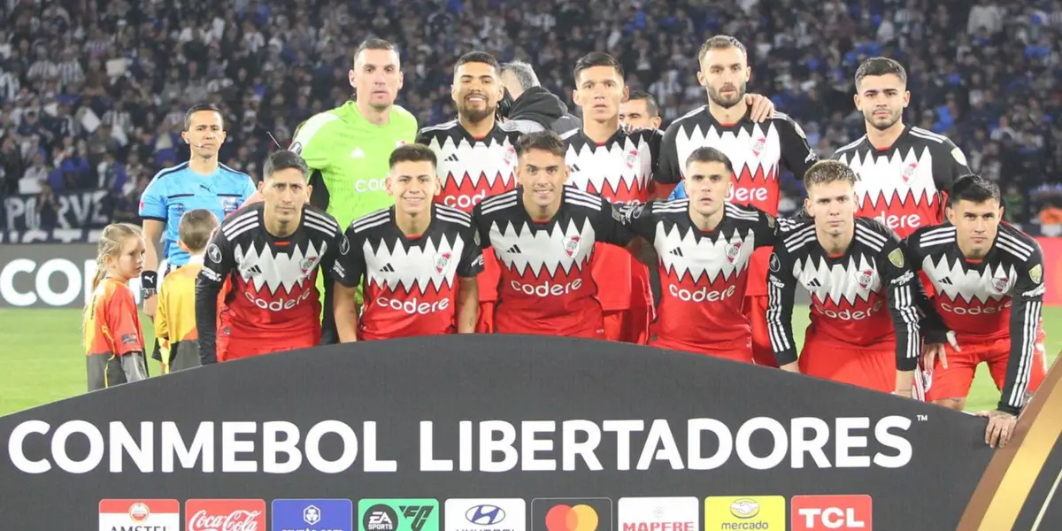 El equipo titular que paró Gallardo en River ante Talleres. (Foto: Fotobaires)