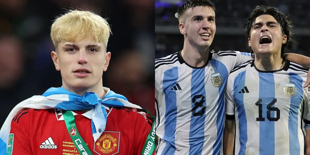 El extremo del Manchester United no pudo estar en el Mundial Sub 20, pero demuestra todo su apoyo a sus compañeros.