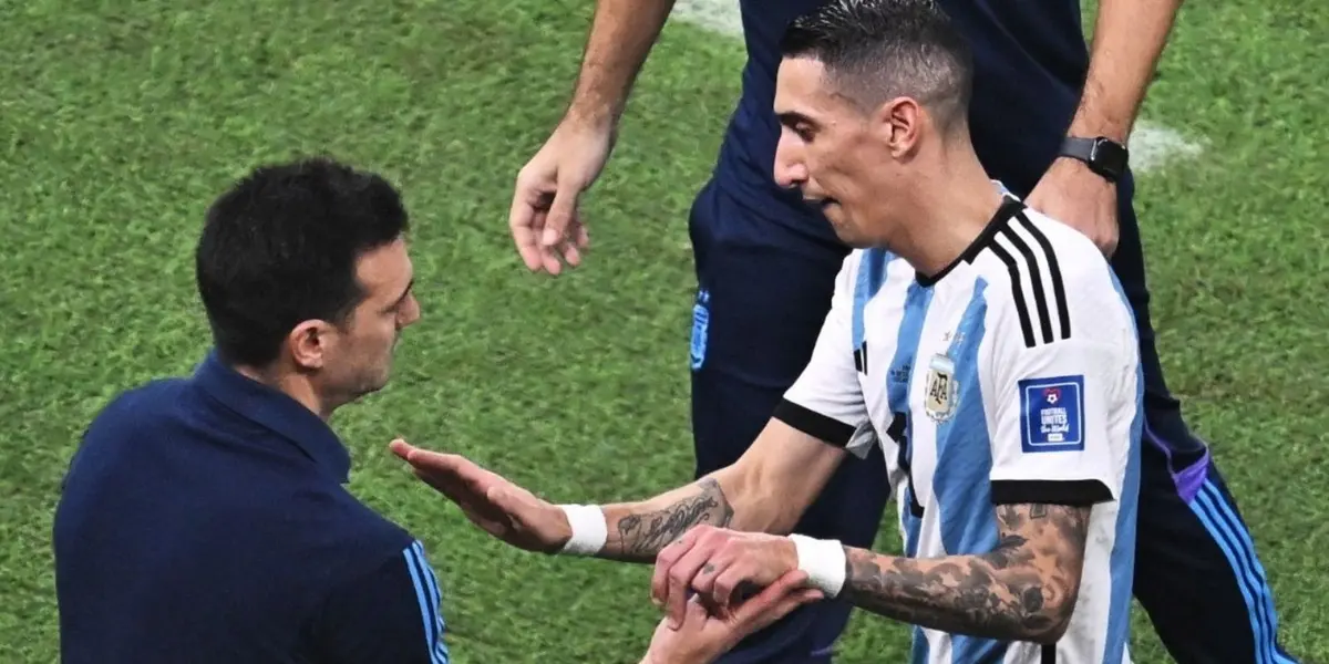 El Fideo, autor del segundo tanto argentino ante Francia, dio detalles de su queja ante el DT del seleccionado. 