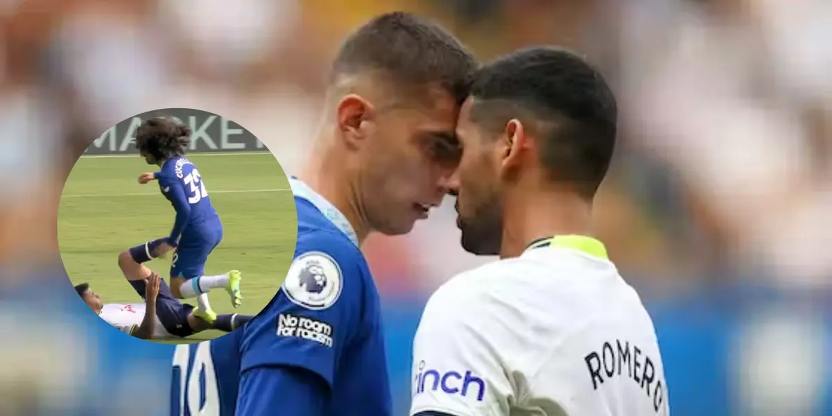 El futbolista argentino tuvo un enfrentamiento con Cucurella en el partido ante Chelsea.