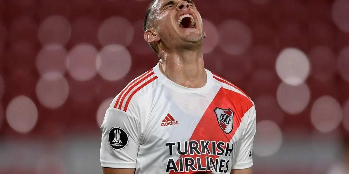 El goleador de River Plate tuvo un fuerte cruce con el arquero de Argentinos Juniors.