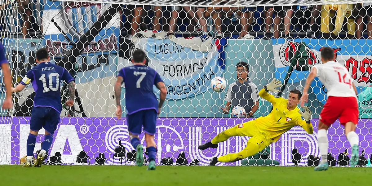 El polaco ahogó el grito de gol del capitán de la selección argentina