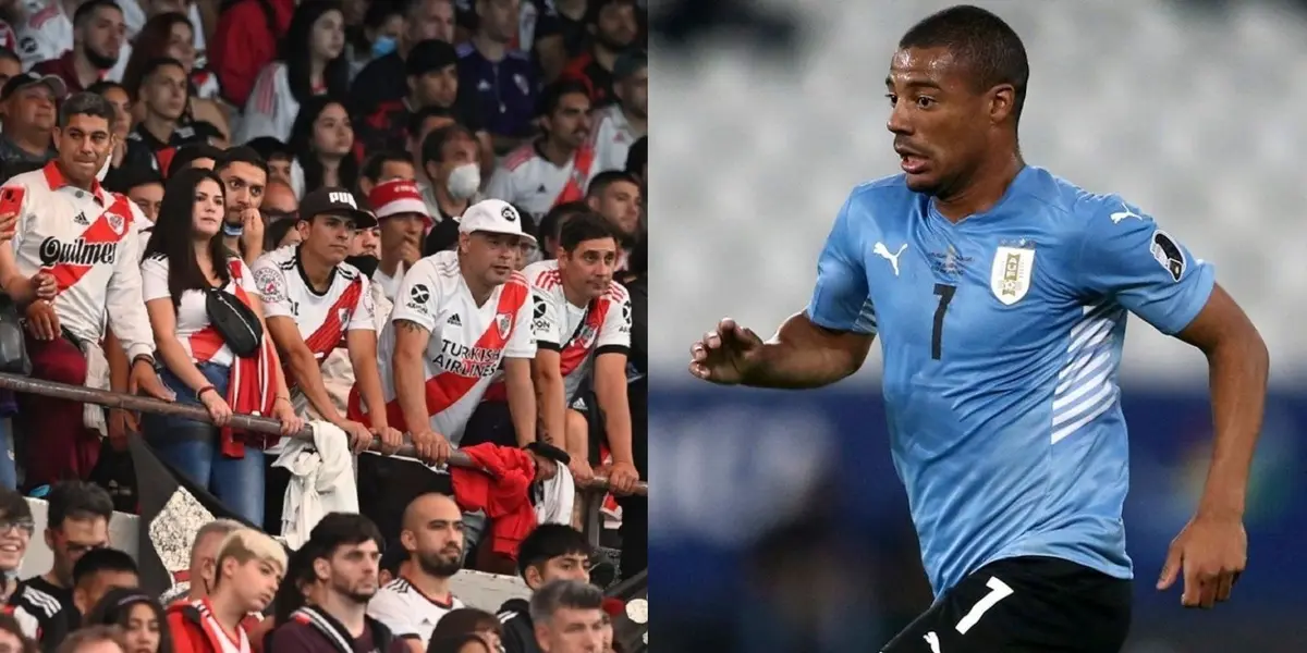 En medio de la participación mundialista de Uruguay, el volante de River vivió un momento bastante particular.  