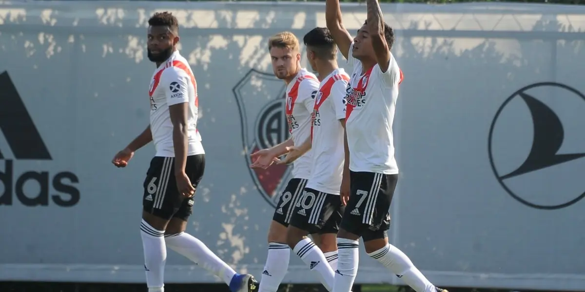 Esteban Fernández ingresó desde el banco en el triunfo ante Independiente y dejó una joyita. 
 