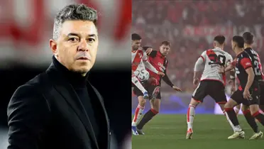 Gallardo en River ante Newell's Old Boys.