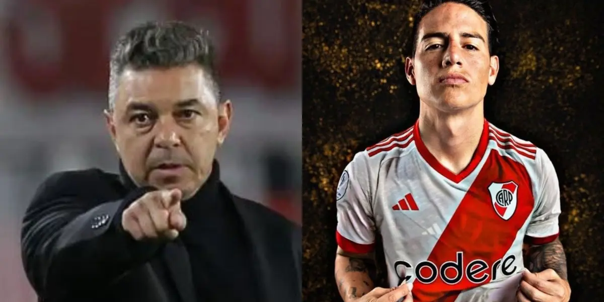 La respuesta que dio Gallardo sobre la llegada de James Rodríguez a River