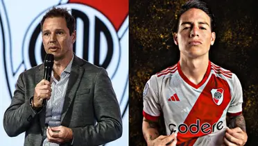 James Rodríguez y Jorge Brito