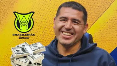 Juan Román Riquelme sonriendo.