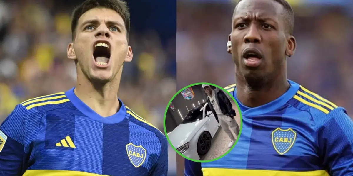 Kevin Zenón y Luis Advíncula, en Boca 2024.