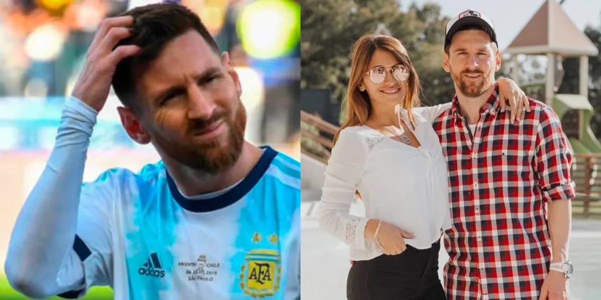 La esposa del capitán de la selección argentina se dedica a promocionar una nueva línea de ropa, en su papel de empresaria