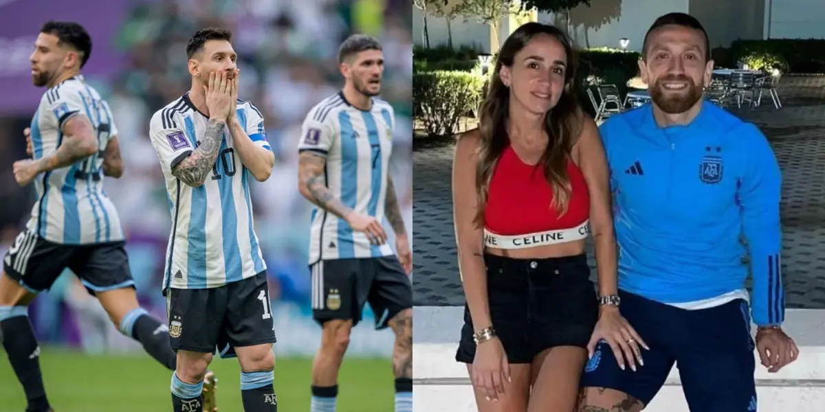 Linda Raff dejó en evidencia la mala relación entre el mediocampista y los futbolistas de la Albiceleste.