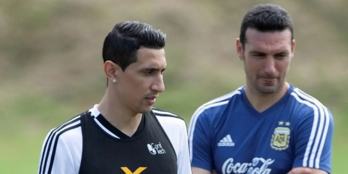 Lionel Scaloni y Ángel Di María 