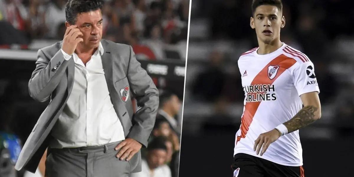 Marcelo Gallardo se ha percatado de que puede llegar a sufrir mucho la salida de Lucas Martínez Quarta, por lo que ya piensa en su remplazo.