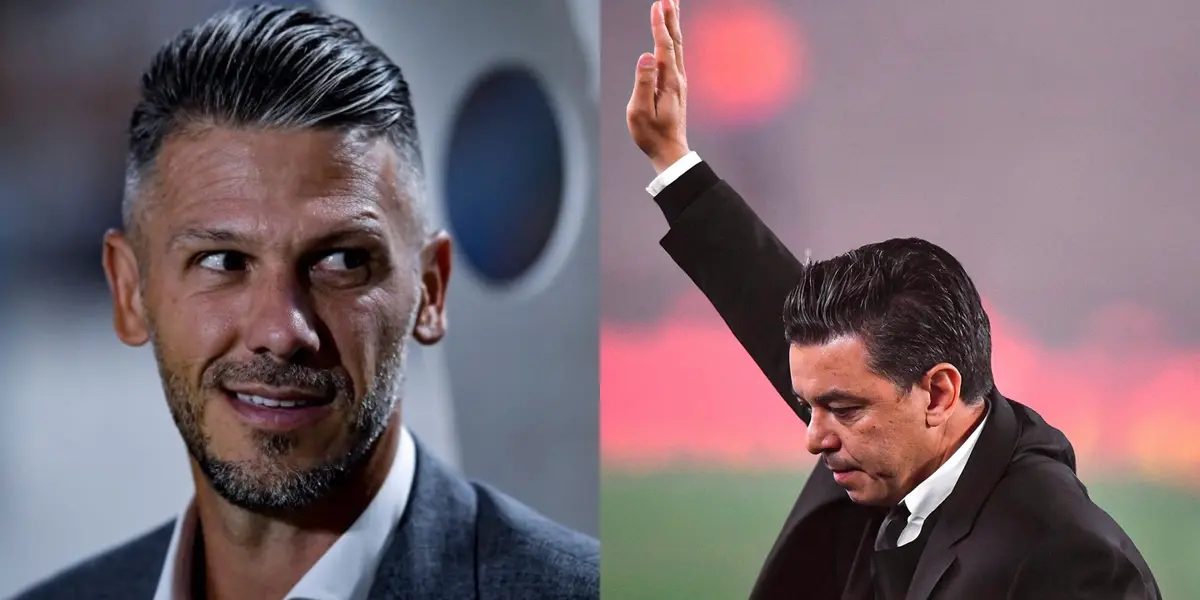 Marcelo Gallardo y Martín Demichelis