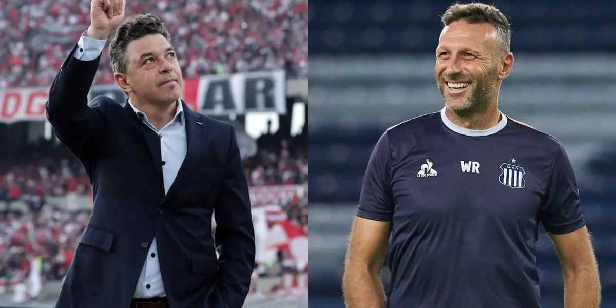 Marcelo Gallardo y Walter Ribonetto.