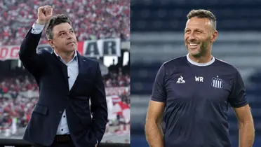 Marcelo Gallardo y Walter Ribonetto.