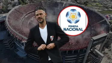 Martín Demichelis en la Primera Nacional.