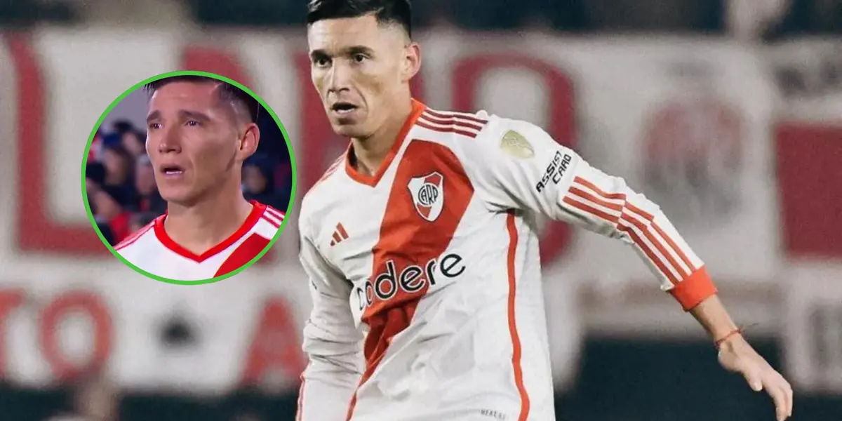 Matías Kranevitter con la camiseta de River Plate (2024).