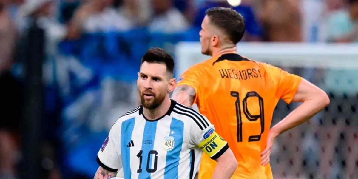 Messi contra Países Bajos