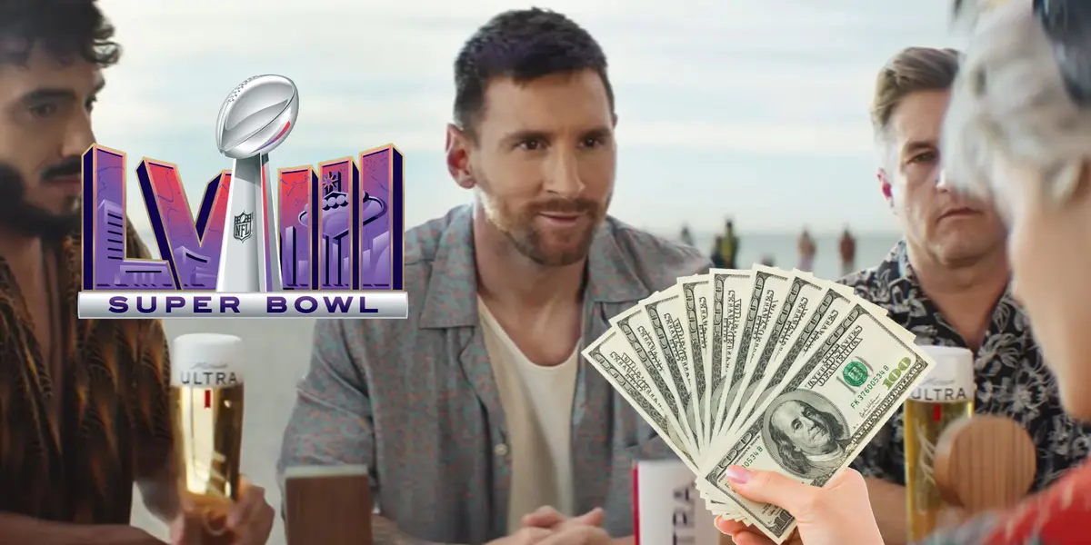 Messi embolsó una fortuna por su comercial en el Super Bowl