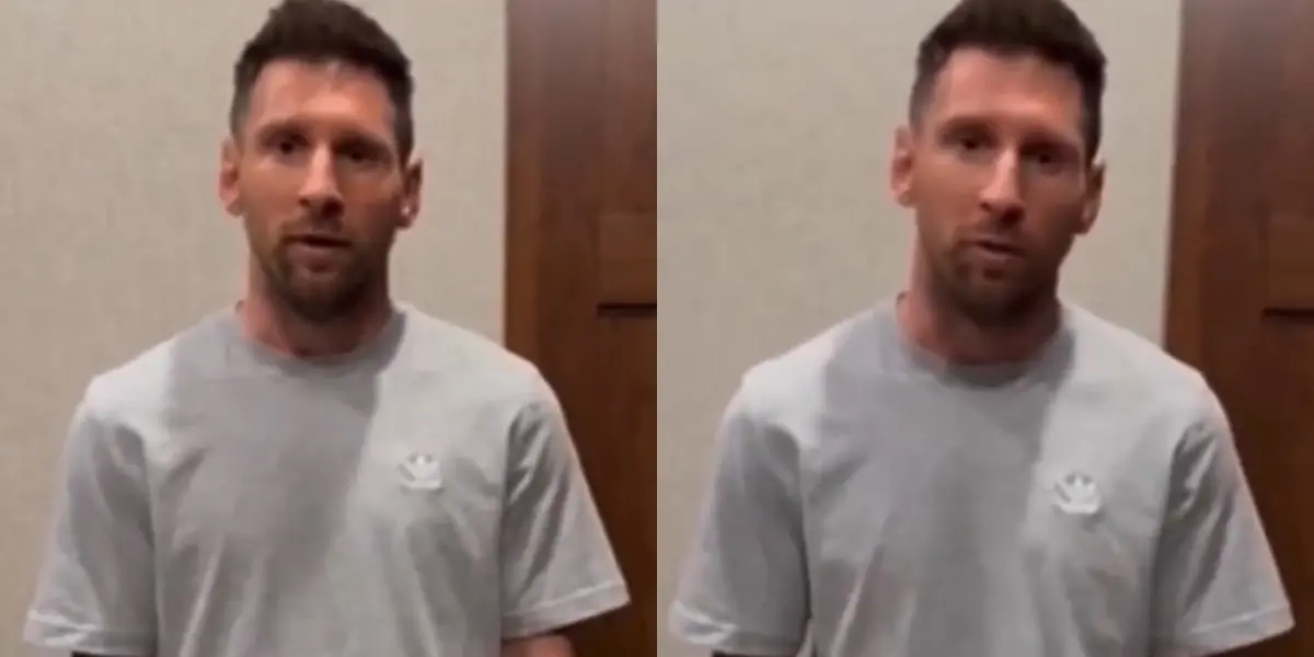 Messi explicó su ausencia en China con un contundente video