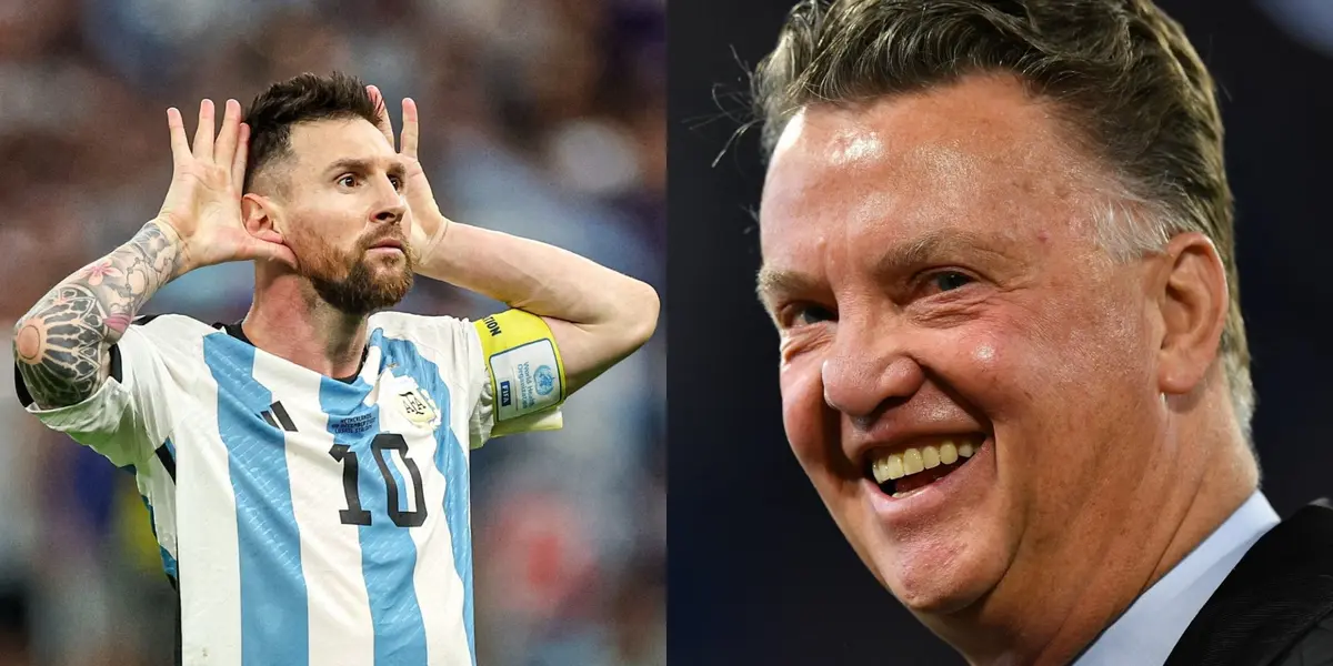 No aprendió de Van Gaal, el colombiano que menospreció a Messi antes de la final