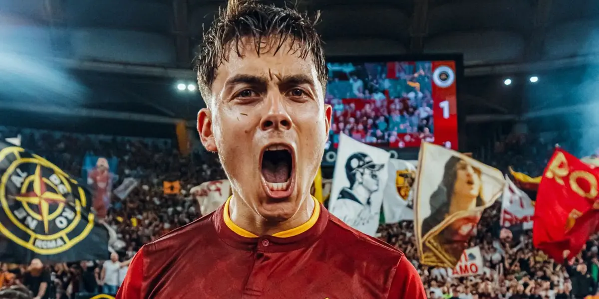 Paulo Dybala en la Roma.