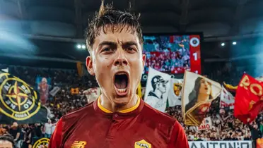 Paulo Dybala en la Roma.