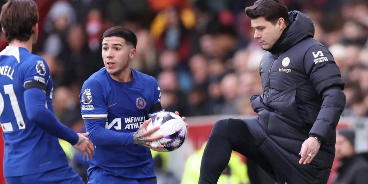 Pochettino le dio un golpe bajo a Enzo Fernández en el empate de Chelsea