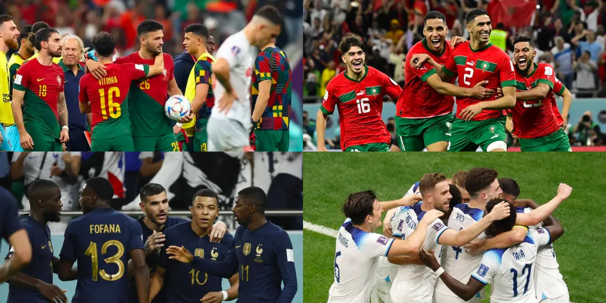 Portugal, Marruecos, Francia e Inglaterra buscarán su pase a las semifinales de la Copa del Mundo