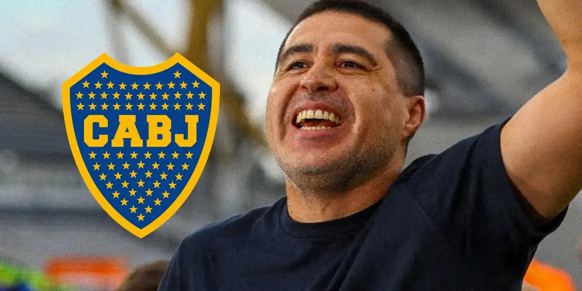 Riquelme sonríe.