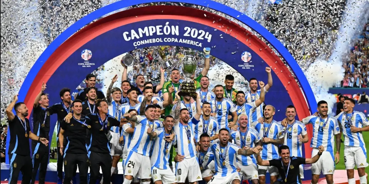 Selección Argentina campeón de Copa América 2024.