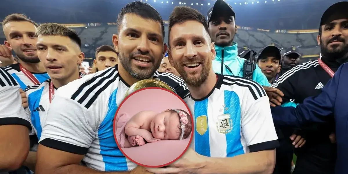 Sergio Agüero y Lionel Messi.