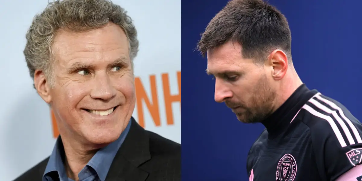 Will Ferrell chicaneó a Messi a poco del inicio de la MLS